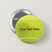 Badge Rond 5 Cm Bouton de balle de tennis (Devant & derrière)