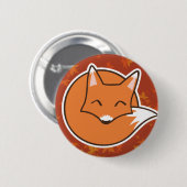 Badge Rond 5 Cm Bouton de Ballfox (Devant & derrière)