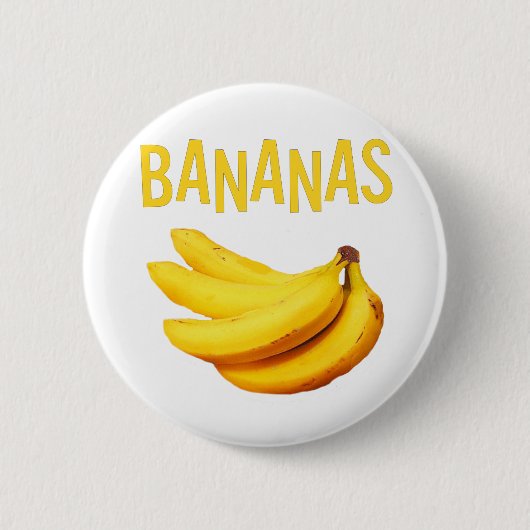 Badge Rond 5 Cm Bouton de banane (Devant)