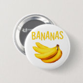 Badge Rond 5 Cm Bouton de banane (Devant & derrière)