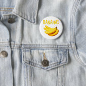 Badge Rond 5 Cm Bouton de banane (En situation)