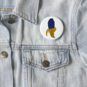 Badge Rond 5 Cm Bouton de Banantee (En situation)