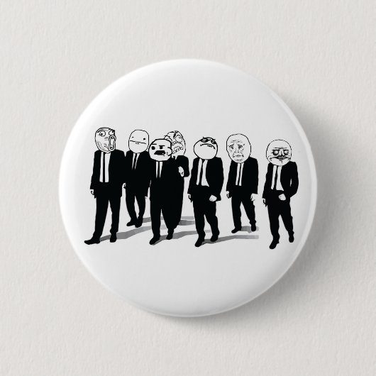 Badge Rond 5 Cm Bouton de bande de rage (Devant)