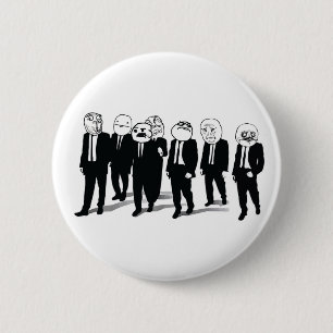 Badge Rond 5 Cm Bouton de bande de rage