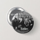 Badge Rond 5 Cm Bouton de bande de vaudou (Devant & derrière)