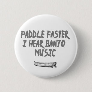 Badge Rond 5 Cm Bouton de banjo
