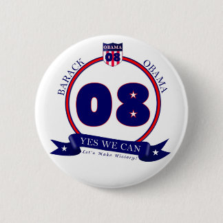 Badge Rond 5 Cm Bouton de Barack Obama