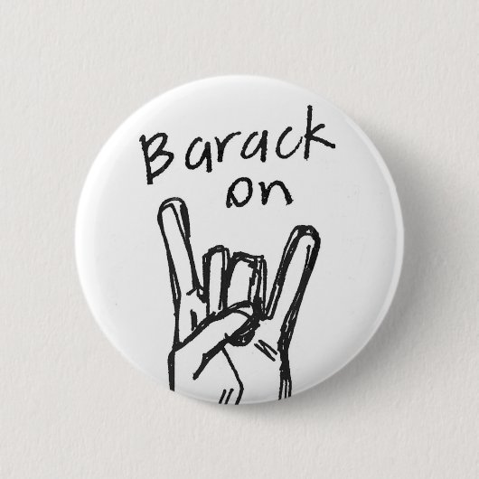 Badge Rond 5 Cm Bouton de BarackOn (Devant)