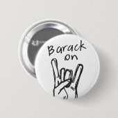 Badge Rond 5 Cm Bouton de BarackOn (Devant & derrière)