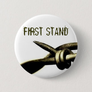 Badge Rond 5 Cm Bouton de Barbwire