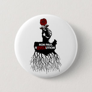 Badge Rond 5 Cm Bouton de bases de Ron Paul