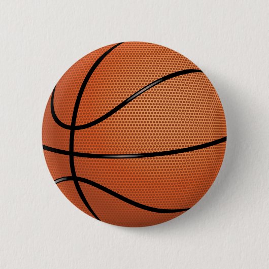 Badge Rond 5 Cm Bouton de basket-ball (Devant)