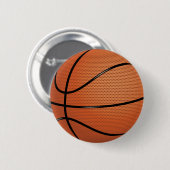 Badge Rond 5 Cm Bouton de basket-ball (Devant & derrière)