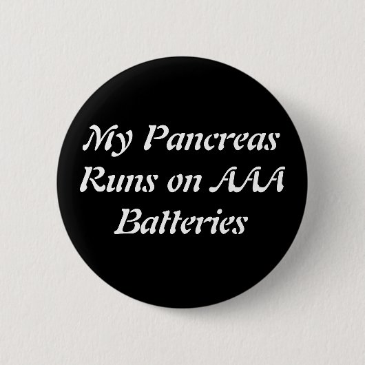 Badge Rond 5 Cm Bouton de batterie (Devant)