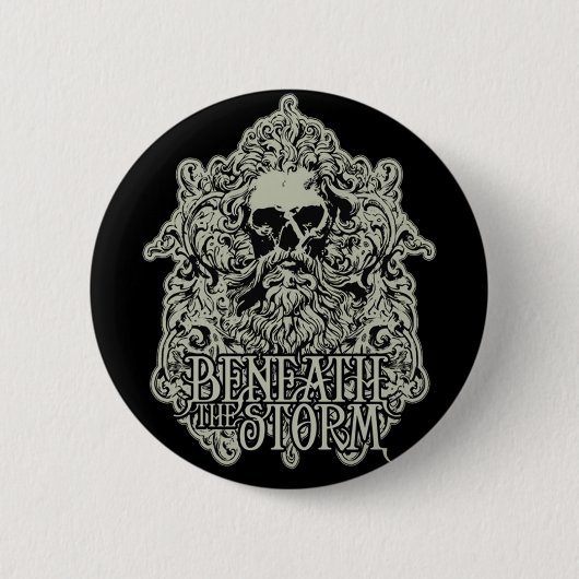 Badge Rond 5 Cm Bouton de Beardman (Devant)