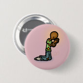 Badge Rond 5 Cm bouton de béatitude (Devant & derrière)