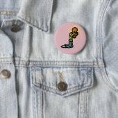 Badge Rond 5 Cm bouton de béatitude (En situation)