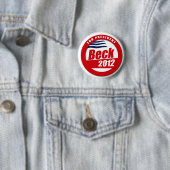 Badge Rond 5 Cm Bouton de Beck 2012 (En situation)
