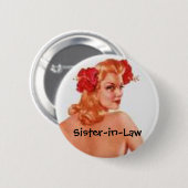 Badge Rond 5 Cm Bouton de Becky (Devant & derrière)