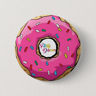 Badge Rond 5 Cm Bouton de beignet de FD