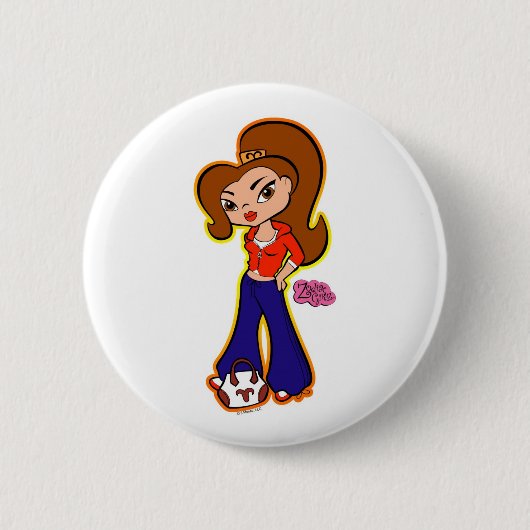 Badge Rond 5 Cm Bouton de Bélier (Devant)
