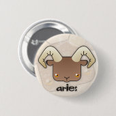 Badge Rond 5 Cm Bouton de Bélier (Devant & derrière)