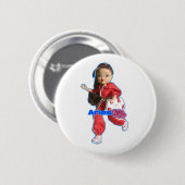 Badge Rond 5 Cm Bouton de Bélier (Devant & derrière)