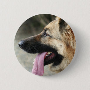 Badge Rond 5 Cm Bouton de berger allemand