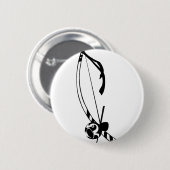 Badge Rond 5 Cm Bouton de Berimbau (Devant & derrière)