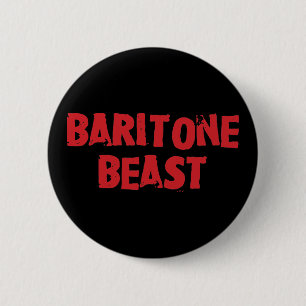 Badge Rond 5 Cm Bouton de bête de baryton
