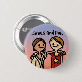 Badge Rond 5 Cm bouton de bff (Devant & derrière)