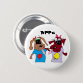 Badge Rond 5 Cm Bouton de BFF (Devant & derrière)