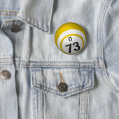 Badge Rond 5 Cm Bouton de bingo O 73 (En situation)