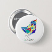 Badge Rond 5 Cm Bouton de Birb (Devant & derrière)