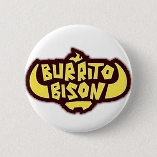 Badge Rond 5 Cm Bouton de bison de burrito (Devant)