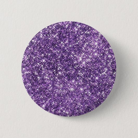 Badge Rond 5 Cm Bouton de bling violet (Devant)
