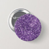 Badge Rond 5 Cm Bouton de bling violet (Devant & derrière)