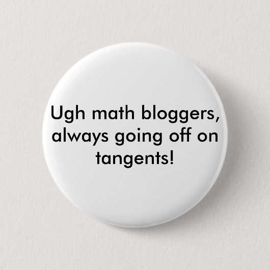 Badge Rond 5 Cm bouton de bloggers de maths (Devant)