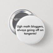 Badge Rond 5 Cm bouton de bloggers de maths (Devant & derrière)