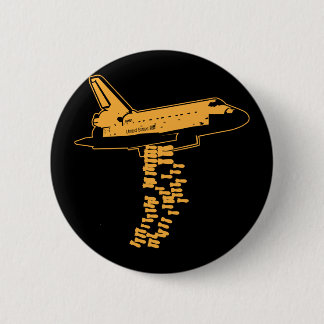 Badge Rond 5 Cm Bouton de bombardier de navette spatiale