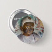 Badge Rond 5 Cm Bouton de Bouddha (Devant & derrière)