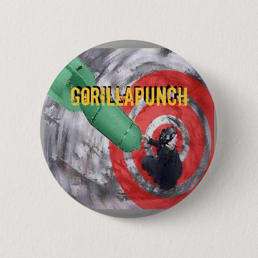 BADGE ROND 5 CM BOUTON DE BOUDINE DE GORILLAPUNCH (Devant)
