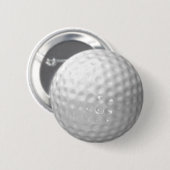 Badge Rond 5 Cm bouton de boule de golf (Devant & derrière)