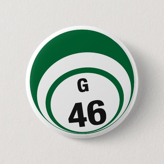 Badge Rond 5 Cm Bouton de boule du bingo-test G46 (Devant)