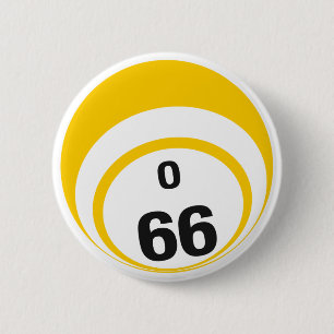 Badge Rond 5 Cm Bouton de boule du bingo-test O66