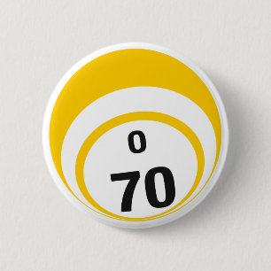 Badge Rond 5 Cm Bouton de boule du bingo-test O70