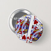 BADGE ROND 5 CM BOUTON DE BOUTON DE BOUTON ! (Devant & derrière)