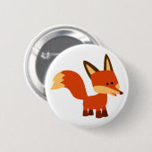 Badge Rond 5 Cm Bouton de Bouton Fox en plastique mignonne (Devant & derrière)