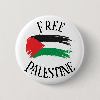 Bouton de bouton Libérer la Palestine pour l'occup