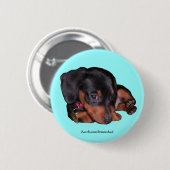 Badge Rond 5 Cm Bouton de Bruno (Devant & derrière)